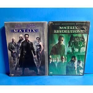 New The Matrix & Matrix Revolutions DVD Bundle Sealed 2-Disc Widescreen Set